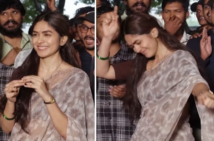 Dacoit: मृणाल ठाकुर ने फिल्म 'डकैत' के सेट पर मनाया अपना बर्थडे