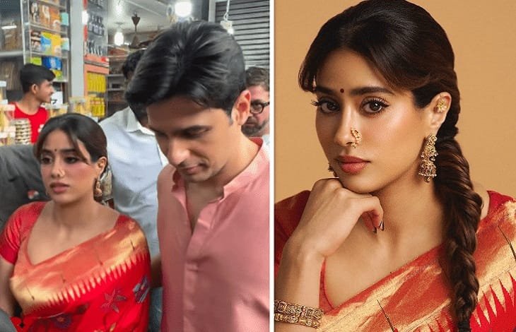 Sidharth-Janhvi ने किए लालबागचा राजा के दर्शन