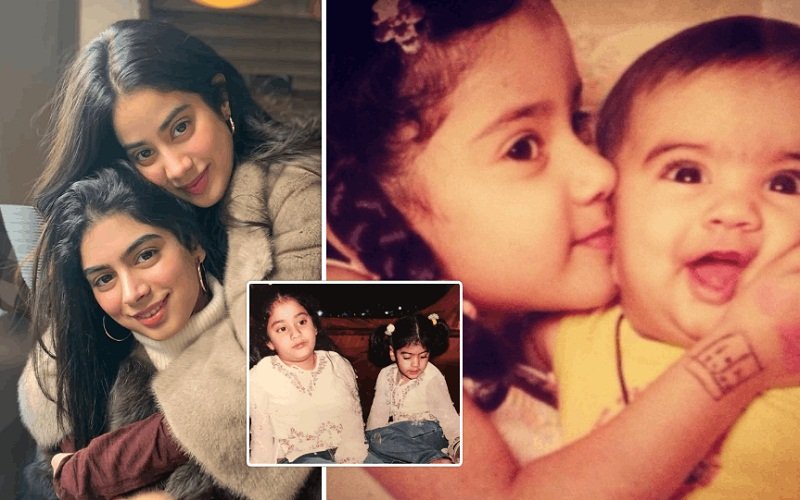 Janhvi Kapoor and khushi kapoor unseen childhood photos